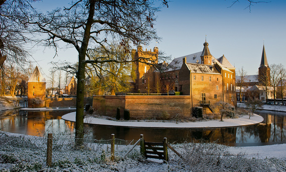 Castle " Huis Bergh" and moat , s-Heerenberg the Netherlands