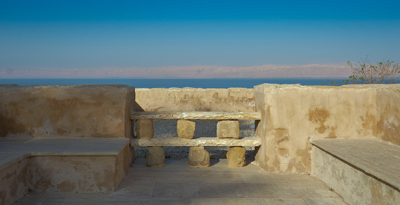 On the banks of the Dead Sea